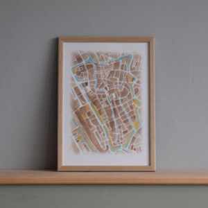 Utrecht - A4 print met lijst