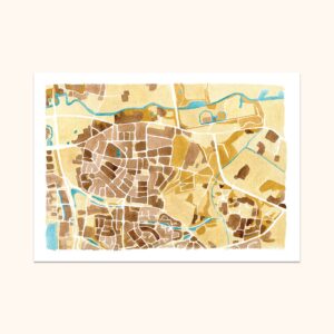 Warnsveld - A4 print met lijst