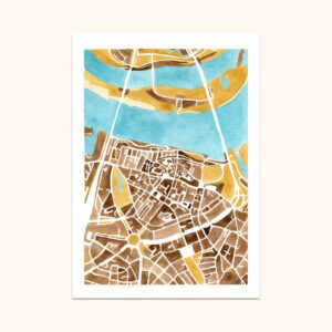 Nijmegen centrum - Ansichtkaart