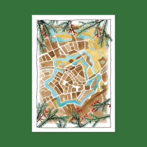 Woerden - Kerstkaart